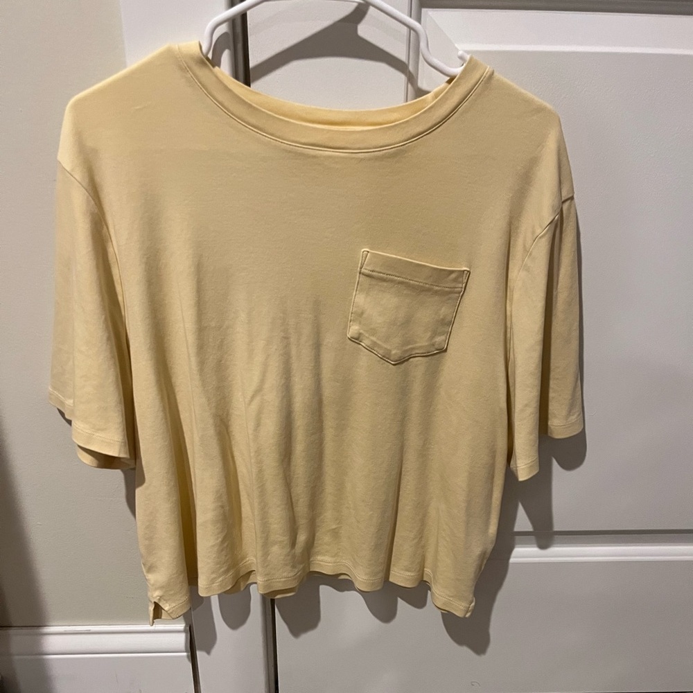 Target yellow t-shirt. Size large